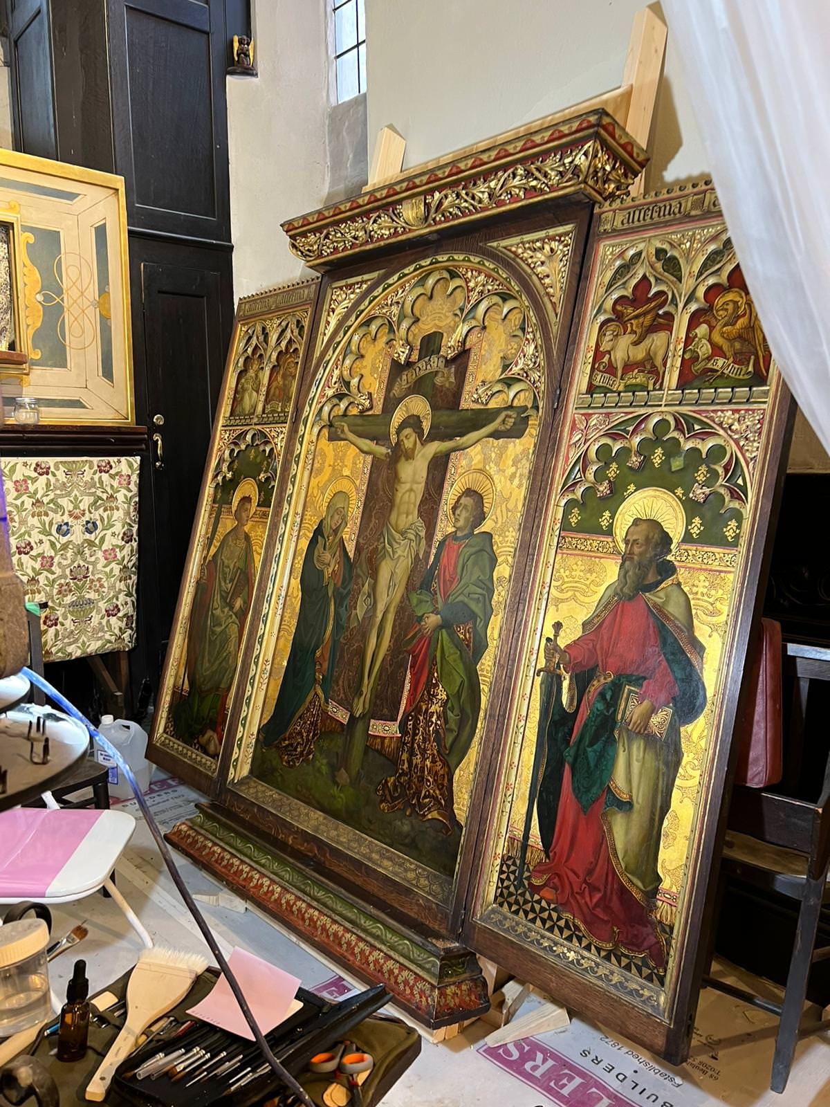 Reredos conservation/cleaning