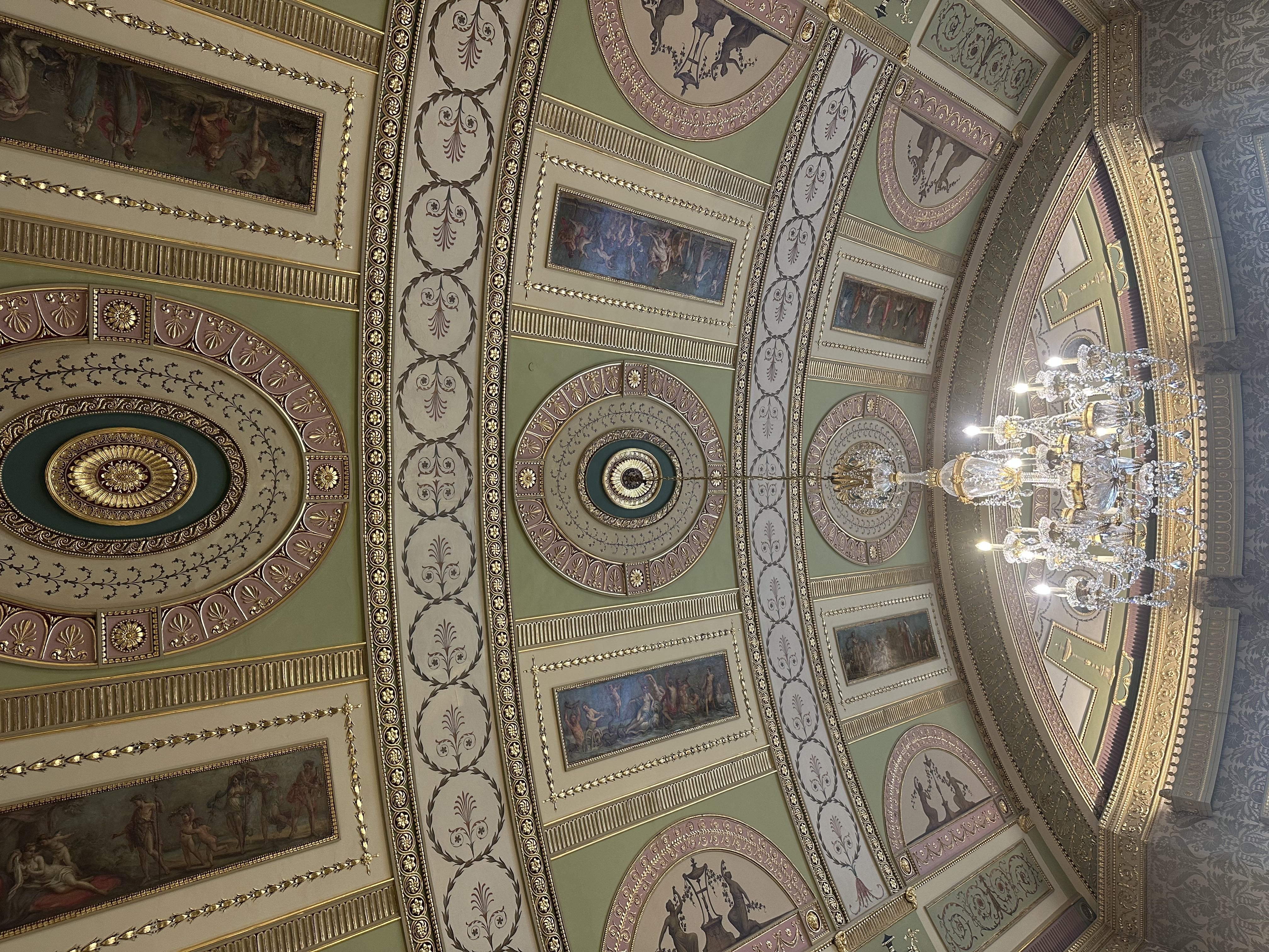 Gilding and decorative restoration to a Robert Adam room