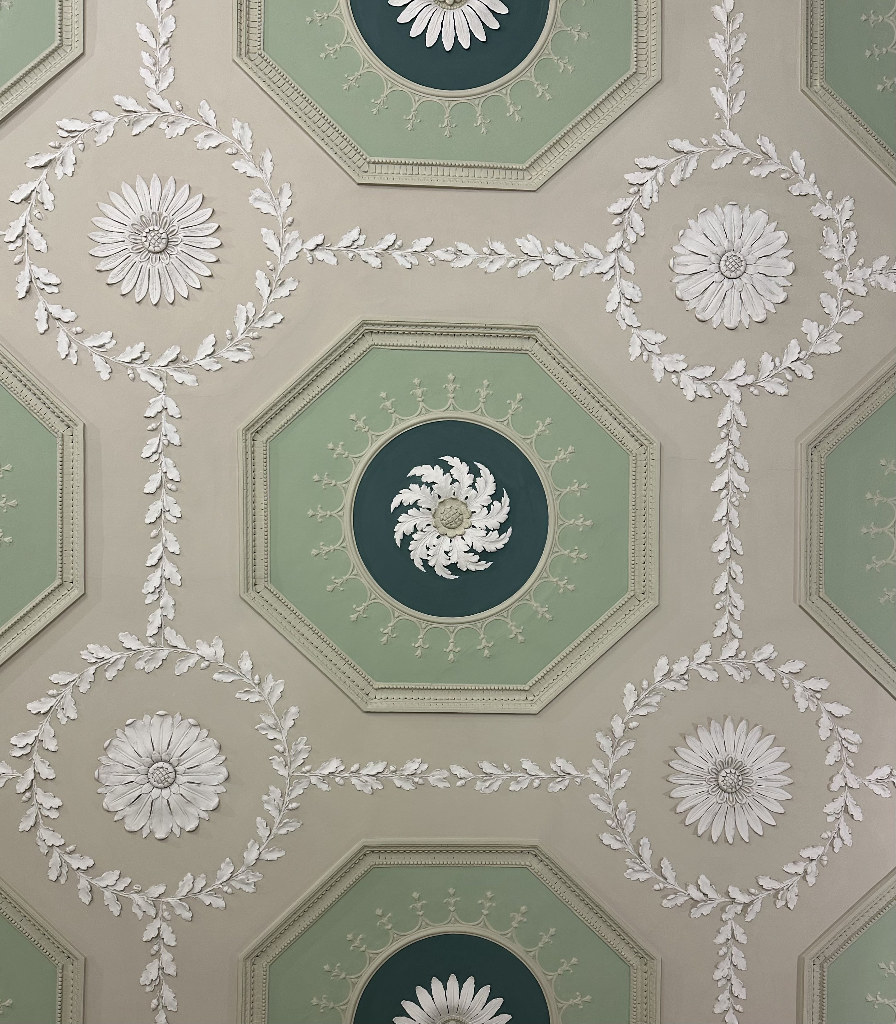 Restoration of a Robert Adam ceiling