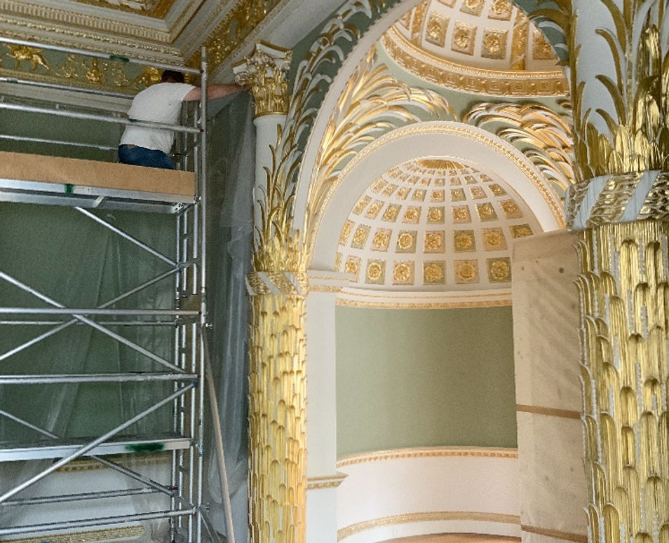 Spencer House gilt restoration