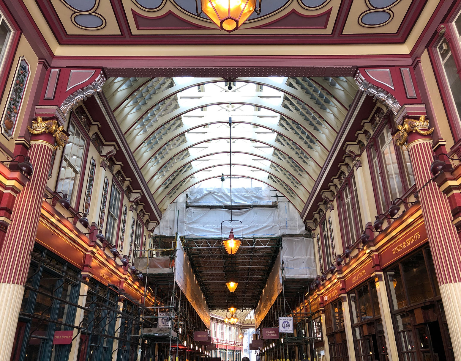 Redecoration of Leadenhall Market