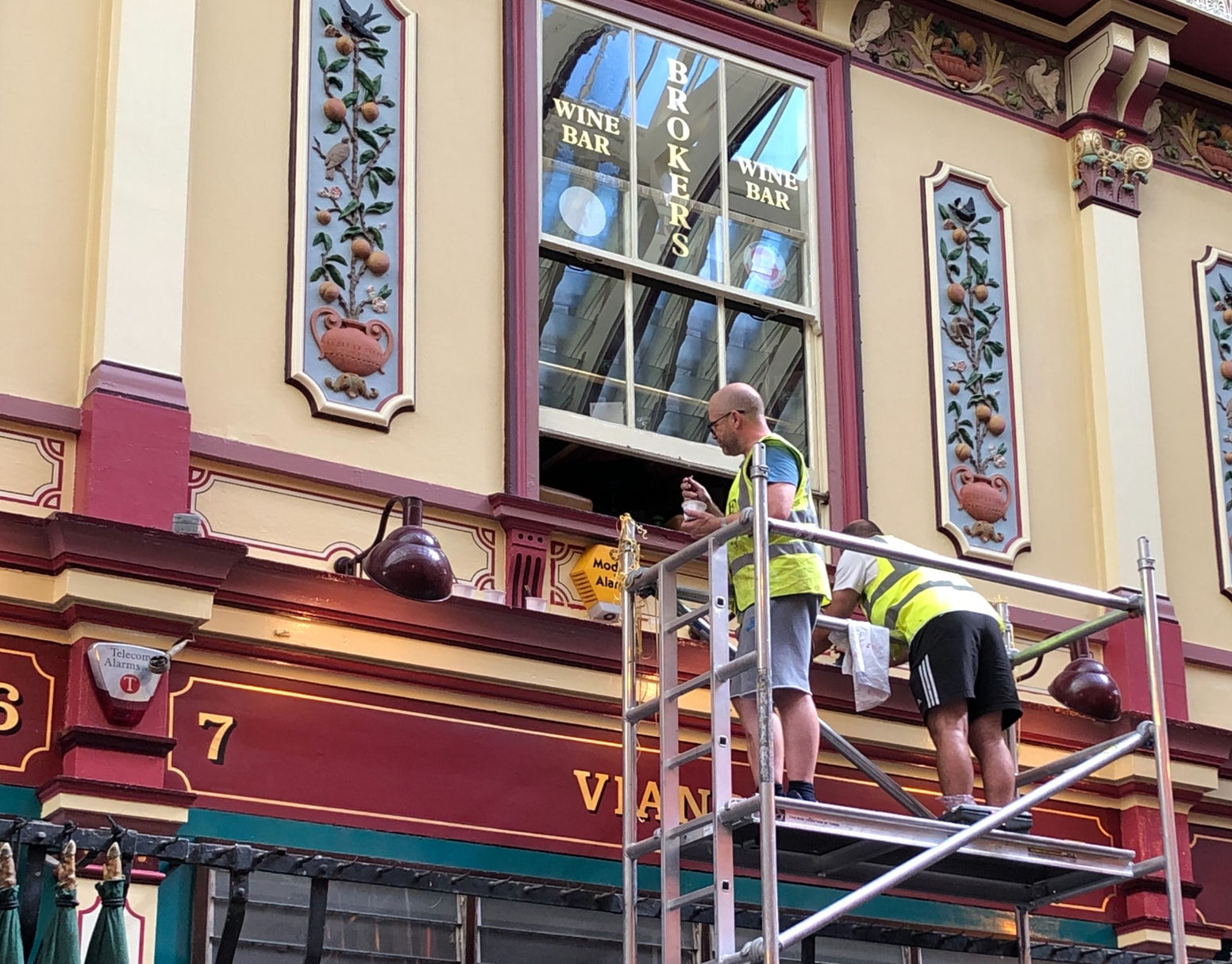Redecoration of Leadenhall Market