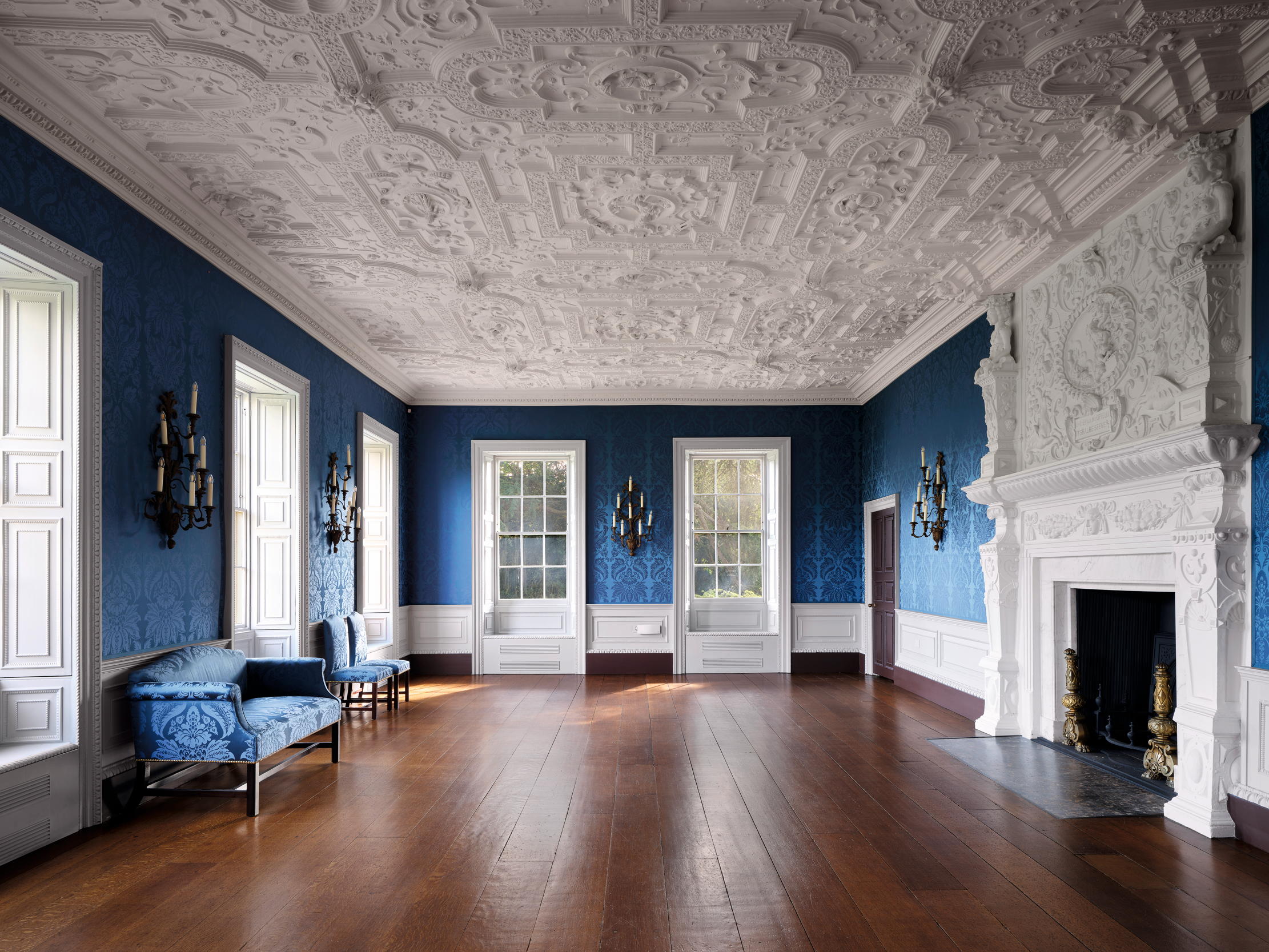 Restoration of historic room at Boston Manor