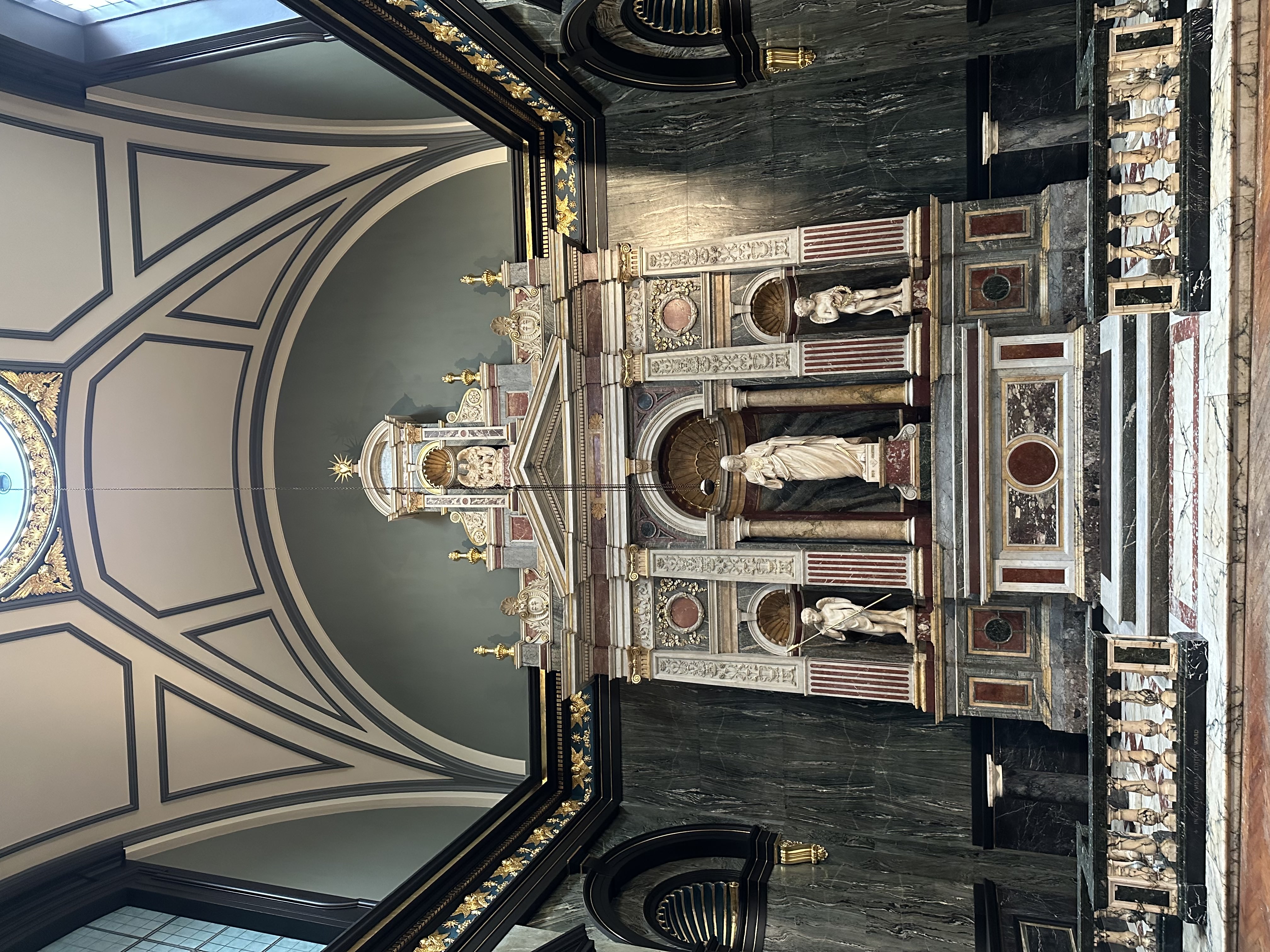 Completed restoration of The Sacred Heard chapel at the Brompton Oratory