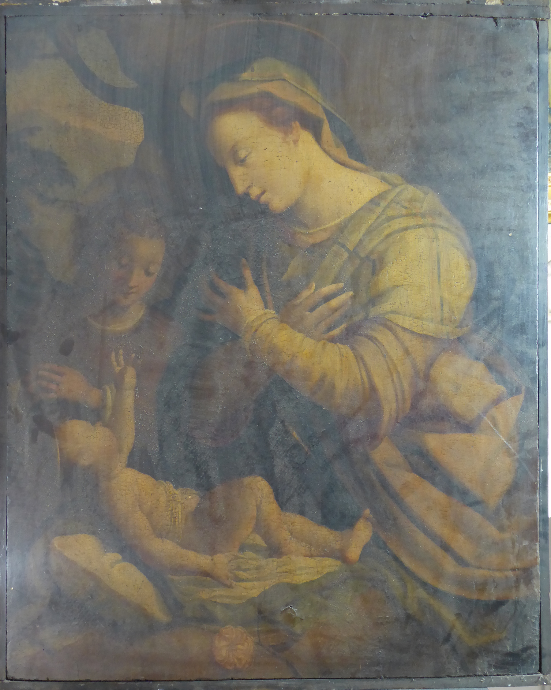 Painting as supplied to us before treatment