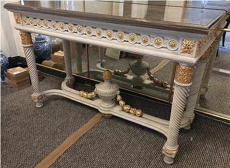 Redecoration of a side table to the clients specification